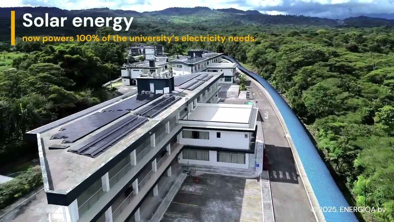 Première installation photovoltaïque - Solar Park UEA500 Amazon Ecuador par Belga Solar