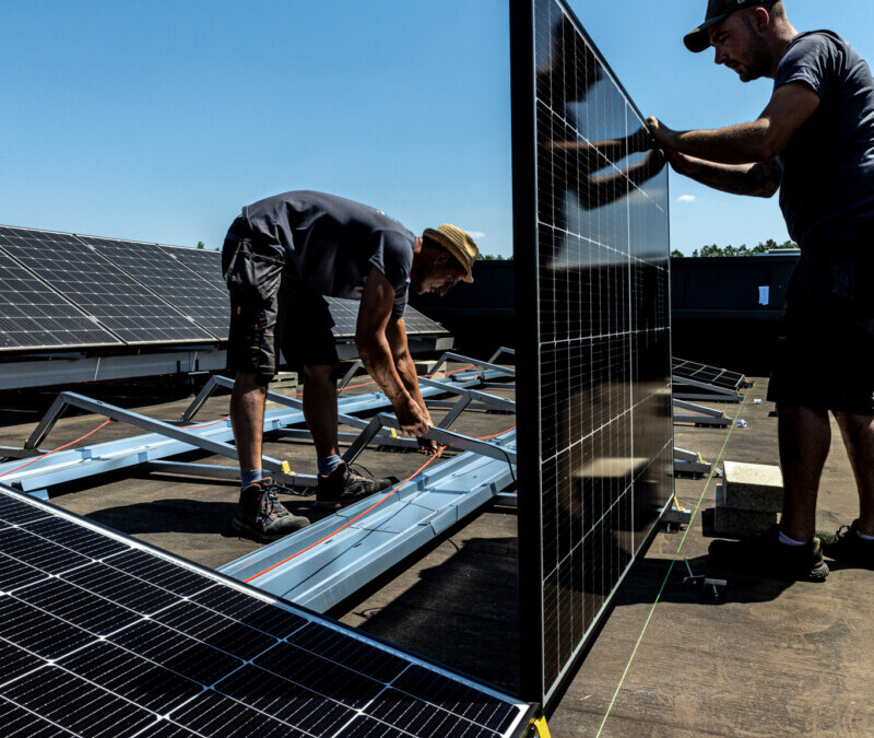 Solar Panel Installation in Belgium | Belga Solar Teams in Action