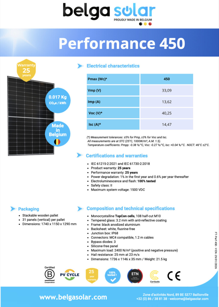 Performance TOPCON 450