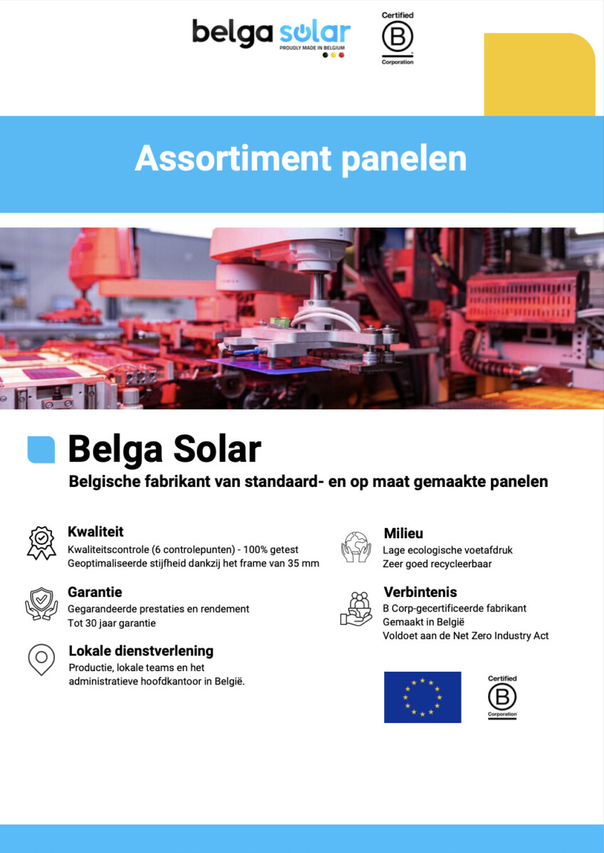 Assortiment panelen